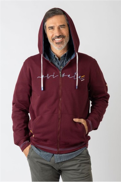 Sudadera Privata cremallera con logo