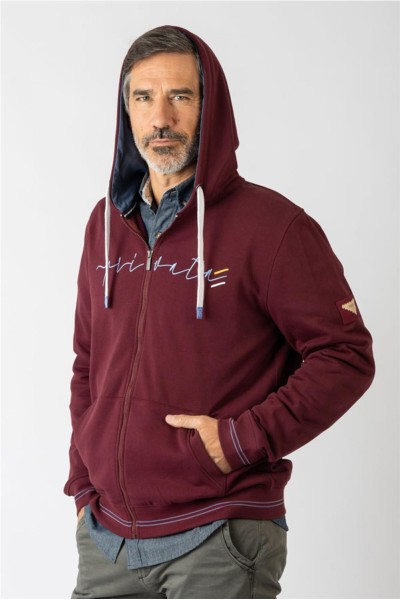 Sudadera Privata cremallera con logo