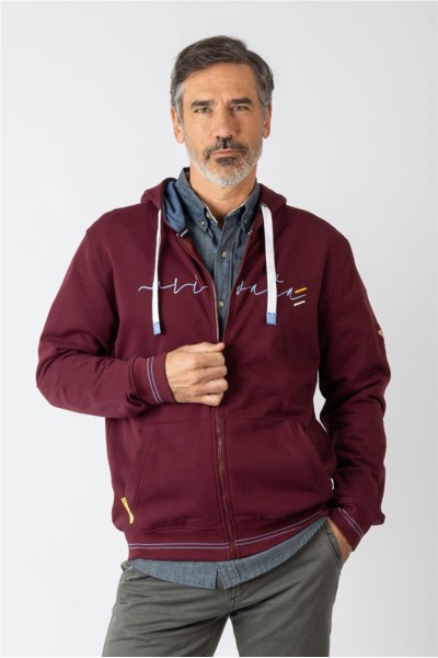 Sudadera Privata cremallera con logo