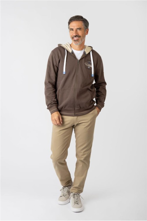Sudadera Privata cremallera con capucha