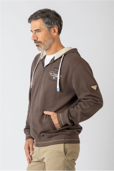 Sudadera Privata cremallera con capucha