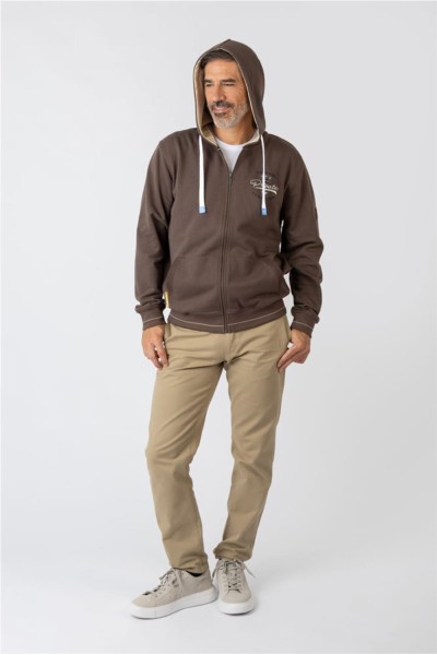 Sudadera Privata cremallera con capucha