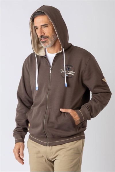Sudadera Privata cremallera con capucha