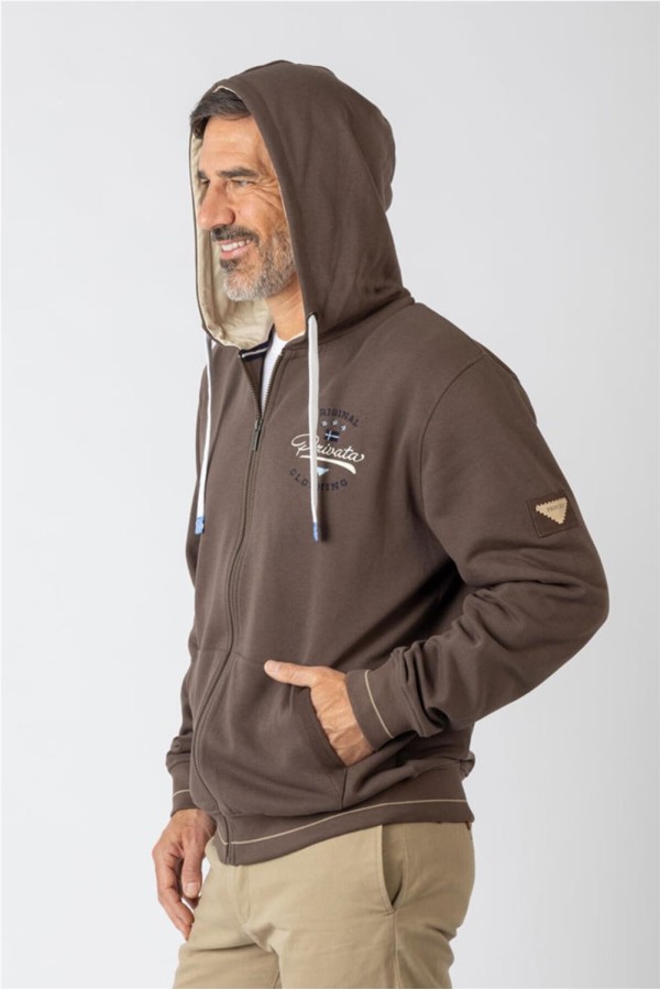 Sudadera Privata cremallera con capucha