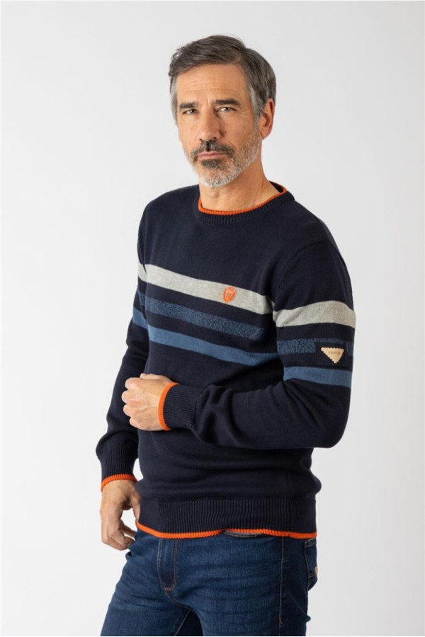 Jersey Privata con rayas en el pecho