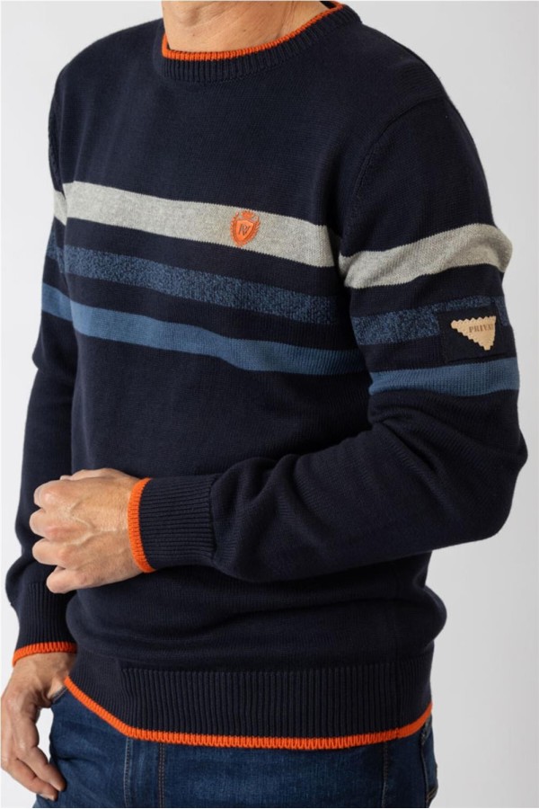 Jersey Privata con rayas en el pecho