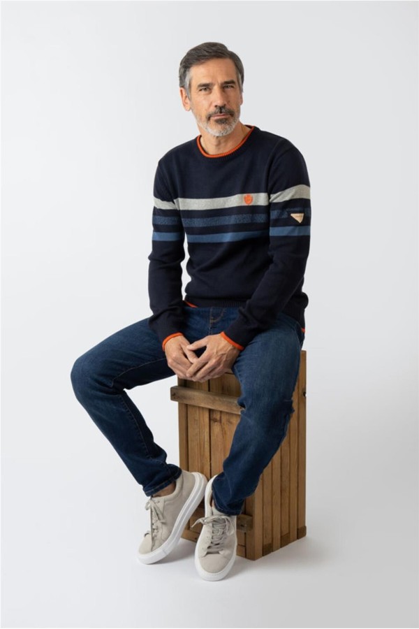 Jersey Privata con rayas en el pecho