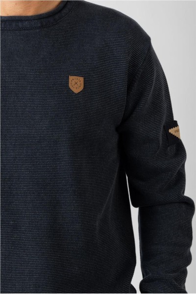 Jersey Privata cuello redondo marino