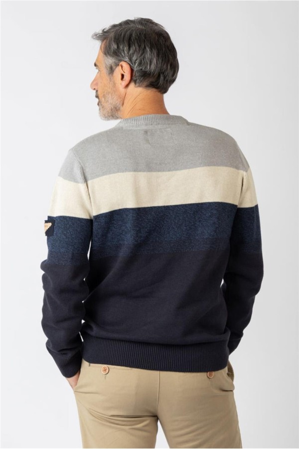 Jersey Privata cuello redondo con rayas