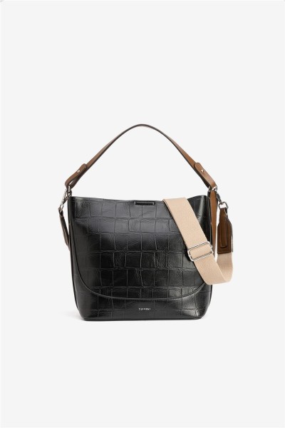 Bolso de hombro Tiffosi bicolor