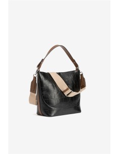 Bolso de hombro Tiffosi bicolor 2