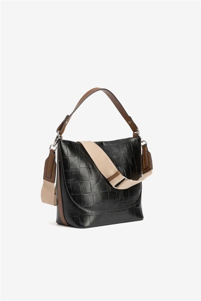 Bolso de hombro Tiffosi bicolor