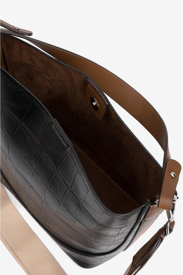 Bolso de hombro Tiffosi bicolor