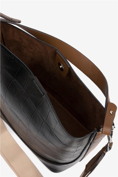 Bolso de hombro Tiffosi bicolor