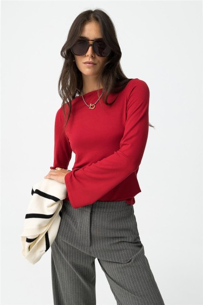 Camiseta Tiffosi slim manga larga