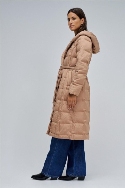 Abrigo Salsa acolchado largo