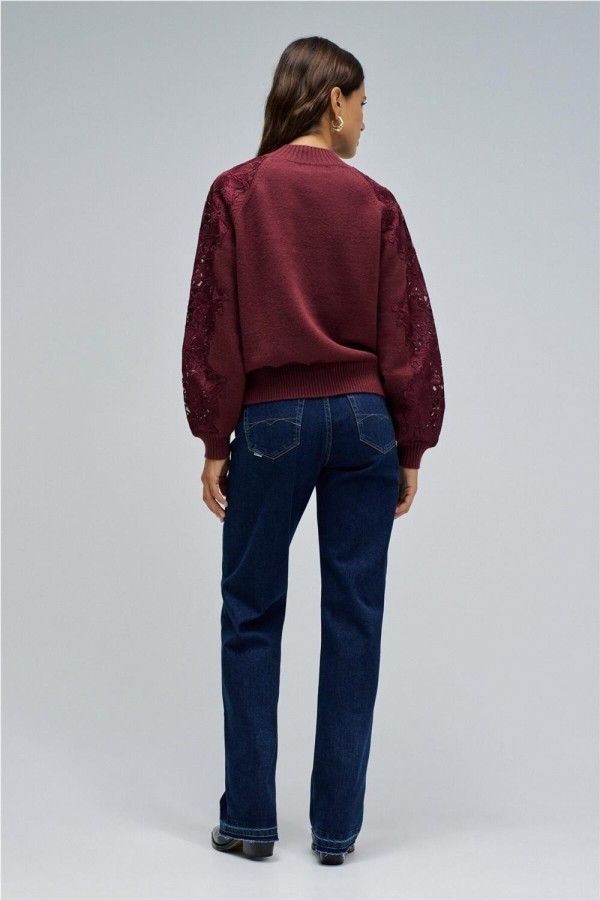 Jersey Salsa de punto con encaje