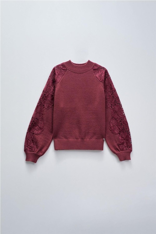 Jersey Salsa de punto con encaje