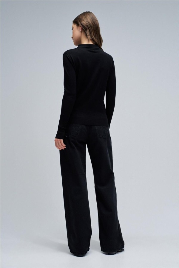 Jersey de punto con lazo