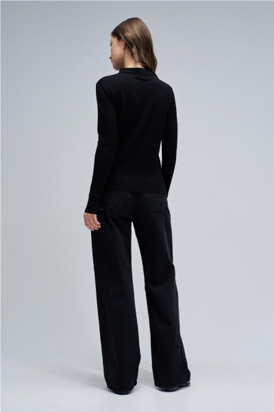 Jersey de punto con lazo