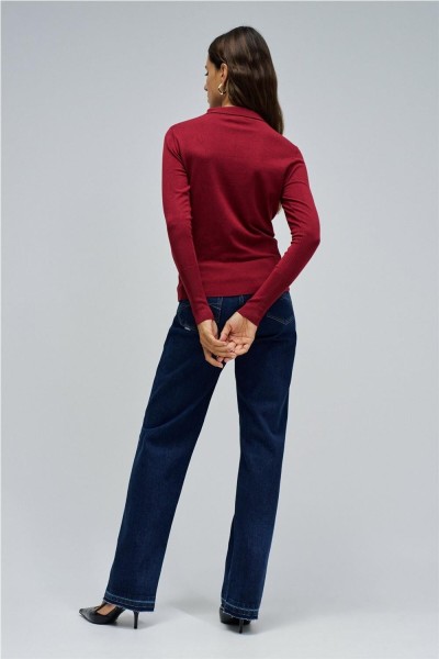 Jersey de punto con lazo