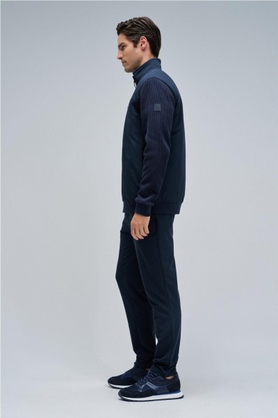 Chaqueta Salsa acolchada con mezcla de materiales