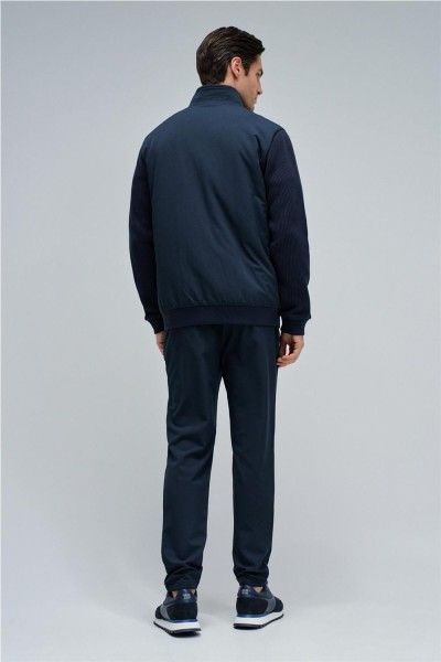 Chaqueta Salsa acolchada con mezcla de materiales