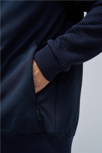 Chaqueta Salsa acolchada con mezcla de materiales