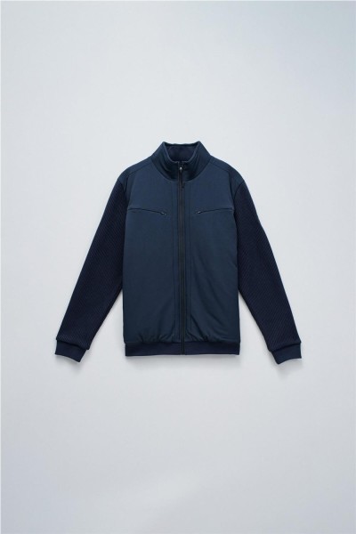 Chaqueta Salsa acolchada con mezcla de materiales