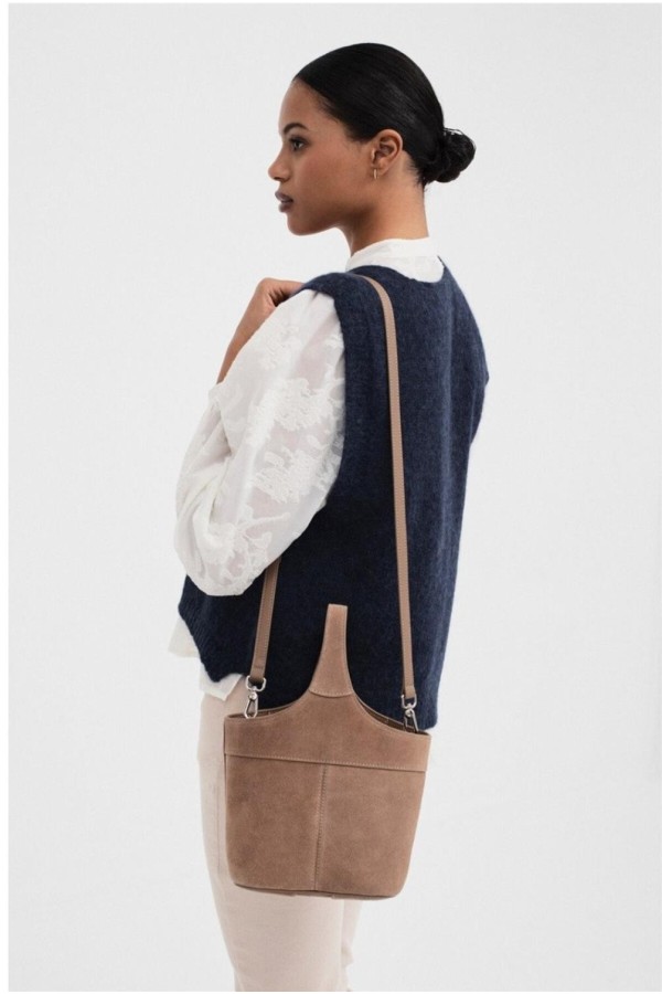 Bolso Mus & Bombon Glendale de serraje Bolso Mus & Bombon Glendale de serraje