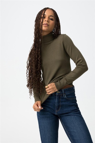 Jersey tiffosi slim fit de cuello alto