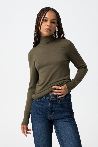 Jersey tiffosi slim fit de cuello alto