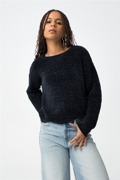 Jersey de punto suave texturizado