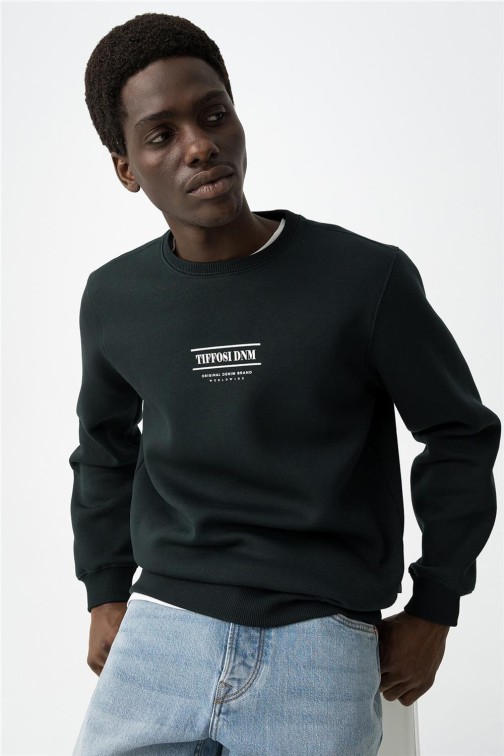 Sudadera Tiffosi Denver verde oscura