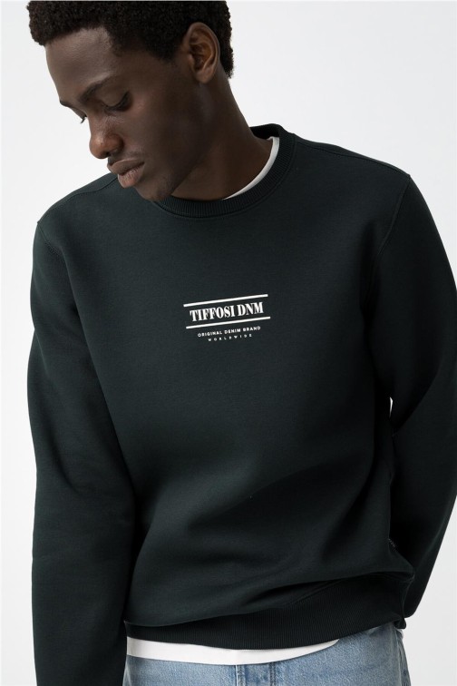 Sudadera Tiffosi Denver verde oscura Sudadera Tiffosi Denver verde oscura