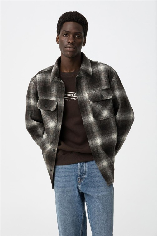 Sobrecamisa Tiffosi Cohen oversize a cuadros