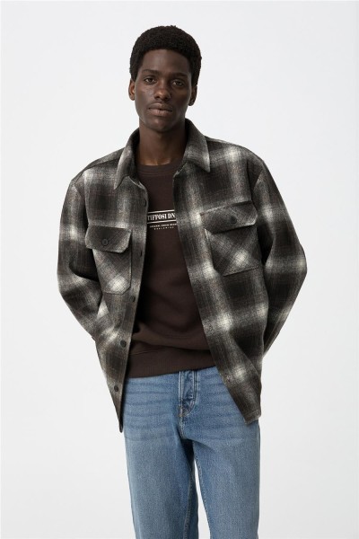 Sobrecamisa Tiffosi Cohen oversize a cuadros