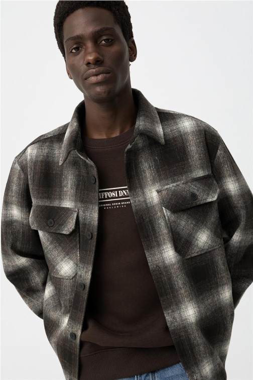 Sobrecamisa Tiffosi Cohen oversize a... Sobrecamisa Tiffosi Cohen oversize a...