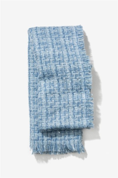 Bufanda Tiffosi Leonora multicolor con hilo brillante