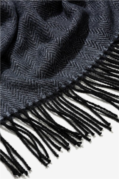 Bufanda Tiffosi Renoir bicolor con flecos