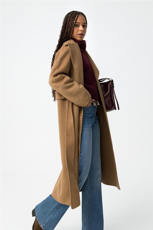 Abrigo Tiffosi Catchin efecto lana...