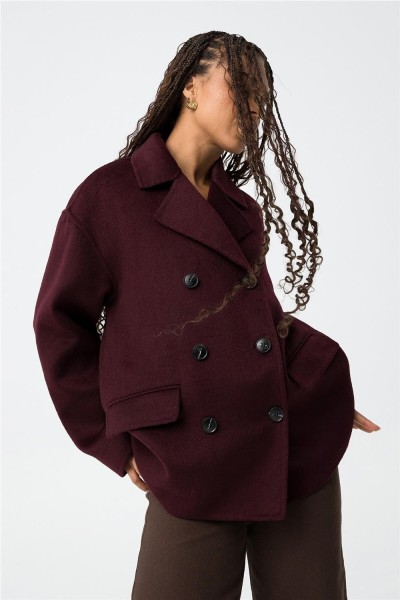 Abrigo Tiffosi Crash corto efecto lana