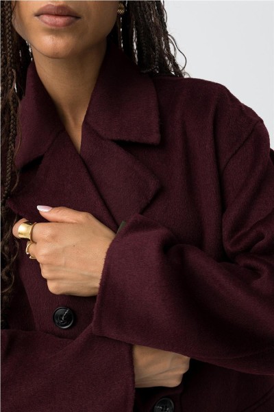 Abrigo Tiffosi Crash corto efecto lana