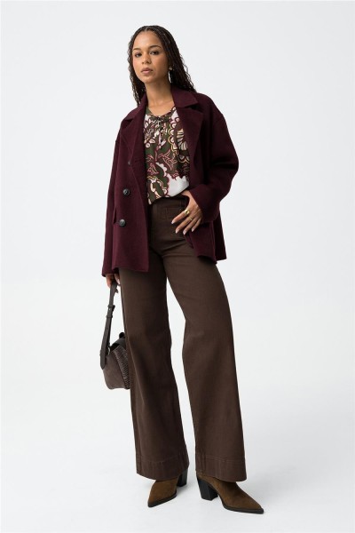 Abrigo Tiffosi Crash corto efecto lana