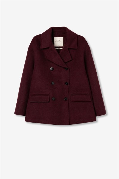 Abrigo Tiffosi Crash corto efecto lana