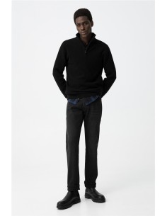 Vaquero Tiffosi Leo comfort fit negro 2