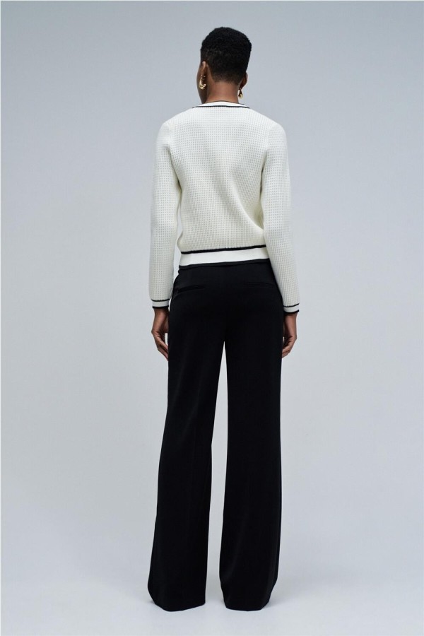 Cárdigan Salsa con botones dorados