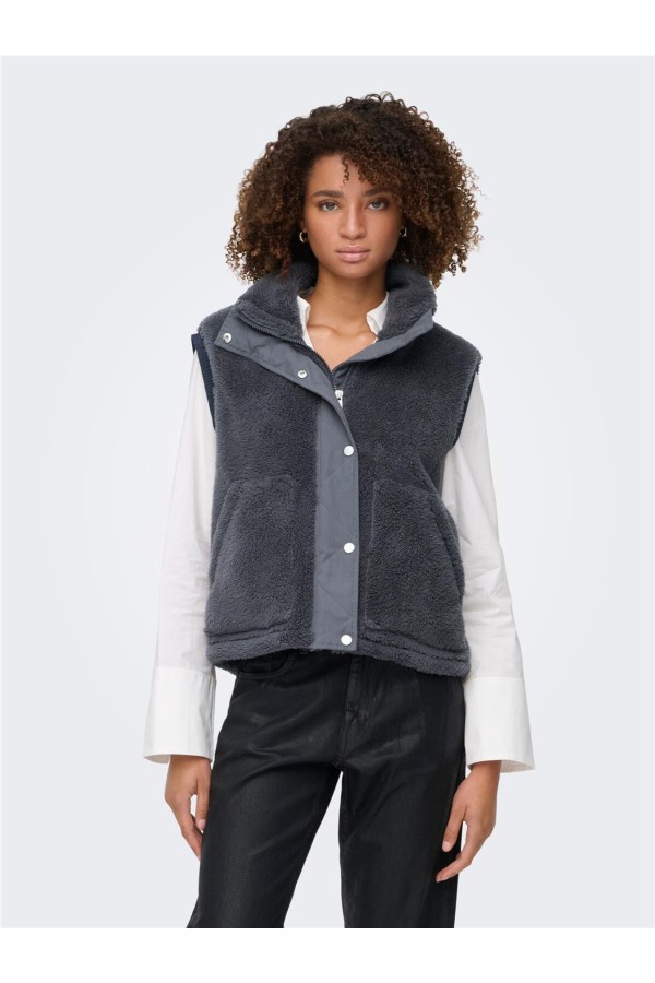 Chaleco Only Bari de pelo