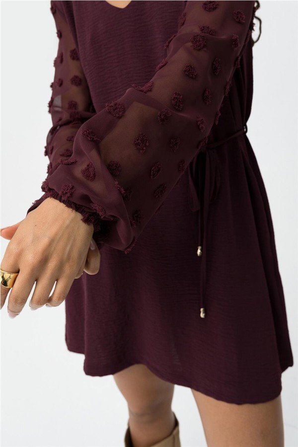 Vestido Tiffosi Paula texturizado con... Vestido Tiffosi Paula texturizado con...