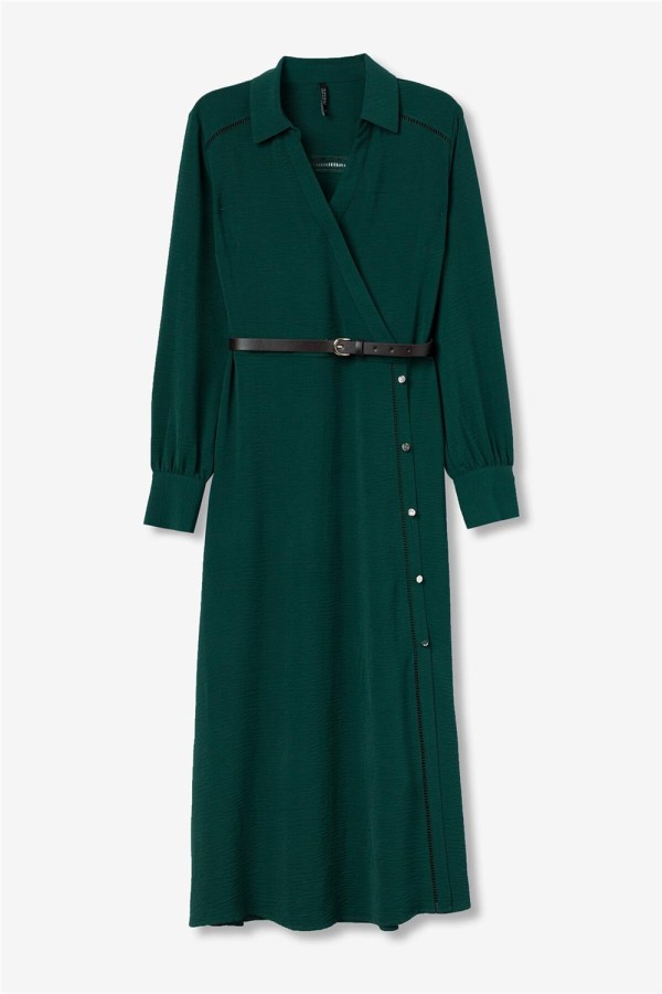 Vestido Tiffosi Serilia midi... Vestido Tiffosi Serilia midi...